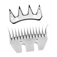 Magideal - S De Repuesto Para Tijeras De Oveja, S Eléctricas De Material Acero Inoxidable Para Cabras , 13 Dientes Curvos