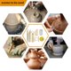 thumbnail image 5 of Set de herramientas de cerámica Augernis, kit de modelado de arcilla de 57 piezas, 5 of 9