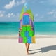 thumbnail image 5 of Popiz baby tv Manta Capa con Capucha Anti-Bolitas, Manta de Lana Ártica Suave, Manta Portátil de Felpa Ligera y Lujosa, Poncho para Siesta en Casa y Oficina, 100*130cm, 5 of 6