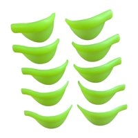 Magideal - 10 Varillas Elevadoras De Pestañas, Debajo De Las Almohadillas Para Los Ojos, Almohadillas Elevadoras De Permanente De Pestañas De Silicona Para Teñir , Verde