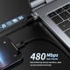 thumbnail image 5 of Adaptador USB a USB-C Fidioto, paquete de 5 para Apple, Samsung, etc., 5 of 7