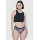 thumbnail image 2 of Boyshort Mujer Microfibra Flores Fondo Negro Corona, 2 of 5