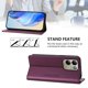 thumbnail image 3 of Funda Billetera con Soporte para Xiaomi Redmi 17 4G/5G Bloqueo RFID Plegable Violeta, 3 of 6