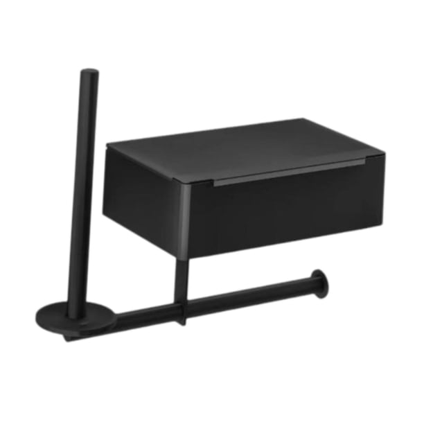 Soporte de papel higiénico con caja de toallitas húmedas, caja de pañuelos de organización de acero inoxidable a la moda, soporte para pañuelos para e