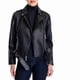 thumbnail image 3 of Chaqueta Michael Kors Moto Cuero Genuino Negro XL Mujer, 3 of 3