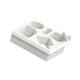 thumbnail image 5 of Bandeja De Soporte De Taza De Sofá Case De Sofá De Silicona Fácil De Limpiar Para Bebidas De Armario En Casa Blanca, 5 of 5