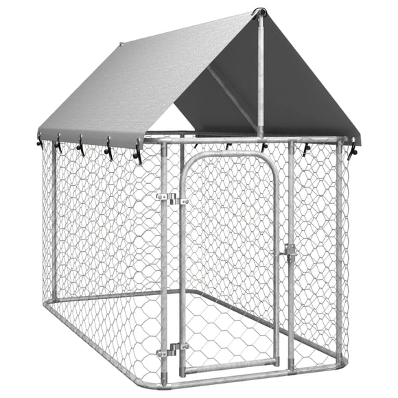 Casa de Perro Exterior Casafoyer con Techo 200x100x150 cm