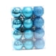 thumbnail image 4 of 24 Piezas Bolas De Navidad Adornos Colgantes Para Festivales Celebración Del Porche Azul, 4 of 5