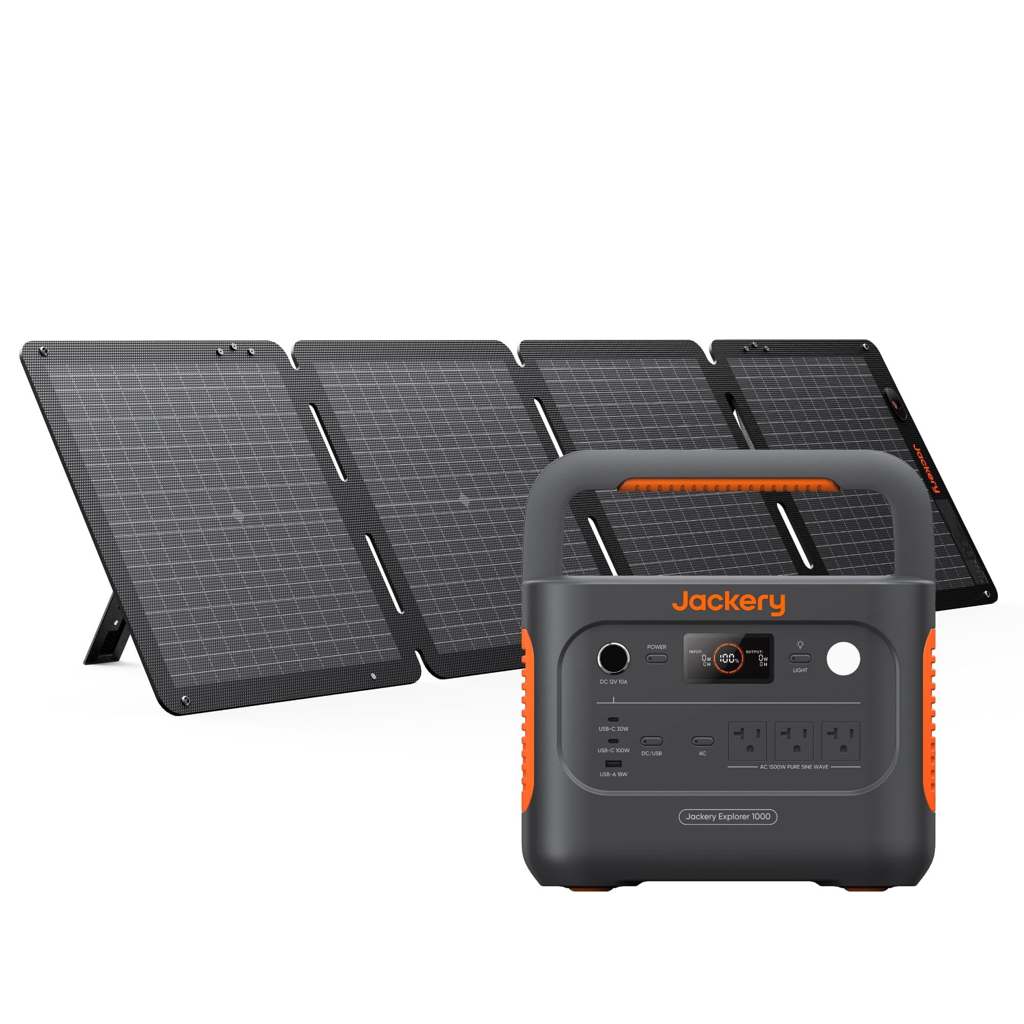 Generador Solar Portátil Jackery 1000 V2 1070wh Con 100w