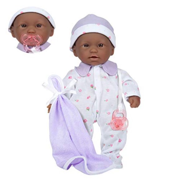 Muñeca JC Toys La Baby Boutique afroamericana de 28 cm