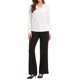 thumbnail image 1 of INSPIRE CHIC Camisa de Trabajo Casual para Mujeres Cuello de Capucha Oficina Otoño Camisas Blusas de Moda L Blanco, 1 of 6
