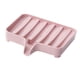 thumbnail image 4 of Jaboneras Autodrenantes Estante De Drenaje Durable Para Encimera De Inodoro Bañera Rosa, 4 of 5