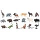 thumbnail image 1 of 18 Uds. Animales Salvajes Realistas Juguete Animales De Plástico Mundo Zoo Modelo Adornos, 1 of 5