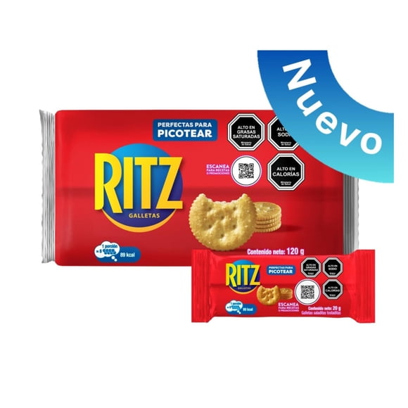 Galleta salada Ritz Sabor Original Sixpack, 120 g