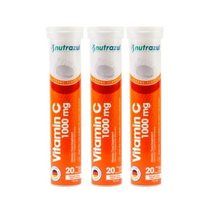 Nutrazul - Vitamina C 1000 Mg -Pack 3 Unidades