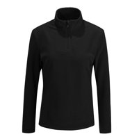 Andesland - Polera Ii Capa Micropolar Liso Medio Cierre Mujer