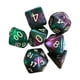 thumbnail image 3 of 7x Dados Poliédricos Juego De Dados De Adivinación Astrológica Juego De Dados Para Bar Rojo Y Verde, 3 of 5