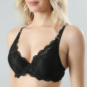 Sosten Copas Encaje Doble Push Up Flores Mujer 13121-1