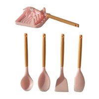 Bothyi - Juego De Utensilios De Cocina Para Casa De Muñecas, Accesorios Ricos, Adorno Para Casa De Muñecas 1:6, Rosa