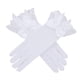 thumbnail image 1 of Guantes De Encaje Para Mujer, Guantes Duraderos Para Disfraces, Para Bodas, Banquetes, Fiestas Nocturnas, Color Blanco, 1 of 5