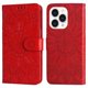 thumbnail image 3 of Funda tipo cartera FOXDOCK para iPhone 14 Pro , diseño girasol en relieve, cuero PU, cierre magnético, soporte y tarjetero, 3 of 5