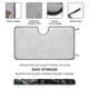 thumbnail image 2 of Batalla de Dos Ciudades Parasol para Parabrisas Delantero Protector Plegable, Visera Solar para Auto Bloquea Rayos UV Mantiene tu Vehículo Fresco140cm*76cm, 2 of 6