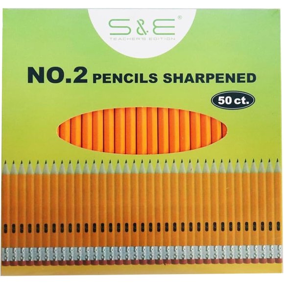 S E TEACHERS EDITION Wooden Pencils, 50 Pieces