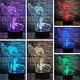 thumbnail image 3 of 1pc Fairy Tinkerbell Figure Lamp - Tinker Bell Miss Elf 3D Snowflake Rare Peter Pan Princess Night Light - Smart 16 Colors Change Girls Daughter Sleeping Bedside Bedroom Decor Child Kids Xmas Gift, 3 of 4