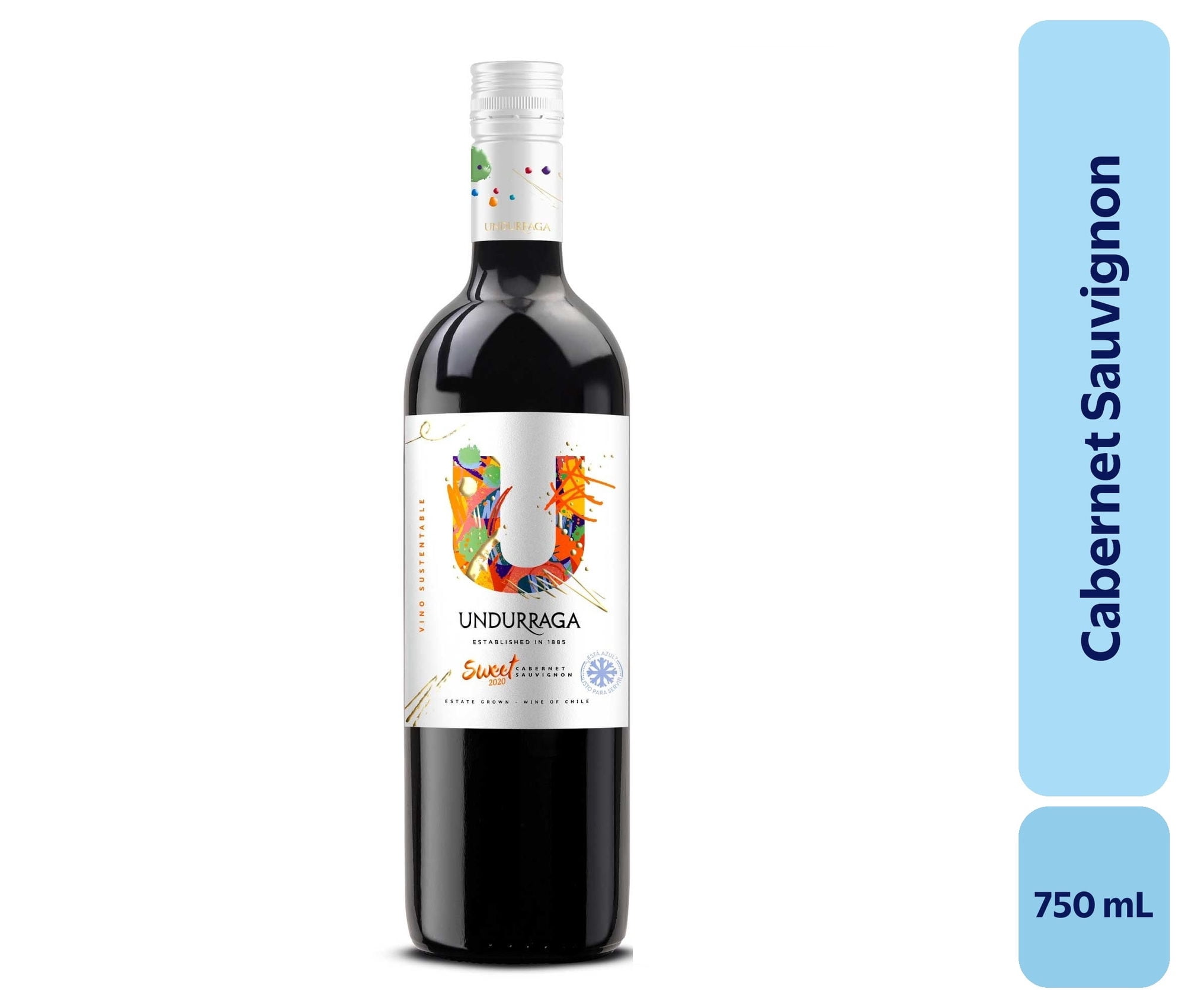 Vino Cabernet Sauvignon Botella 750 mL Undurraga