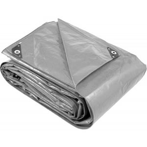 All Clean - Lona Multiuso Con Ojetillos 5X5 Mts Gris Claro