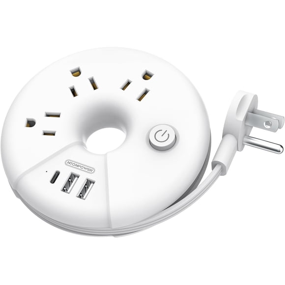 Regleta 3 Enchufes 3 Usb Usb C
