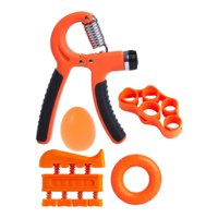 Magideal - Entrenadores De Fuerza De Agarre Fortalecedores De Agarre A Mano Fortalecedor Del Antebrazo De Muñeca Antideslizante Para Músicos Ejercicio Diario En Naranja