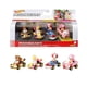 thumbnail image 1 of Vehículo de Juguete Hot Wheels Paquete de 4 con Tanooki Mario, Toad, Cat Peach y Toadette, 1 of 3