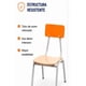 thumbnail image 2 of Silla Kinder Color Naranjo, 2 of 7