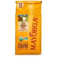 Café Mayorga Café Cubano Roast, Grano Entero Tostado Oscuro, 340 G