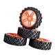 thumbnail image 3 of 4 Llantas De Goma RC Neumáticos 71 Mm Resistentes Al Desgaste Para HSP Crawler Accs Rojo, 3 of 5