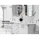 thumbnail image 2 of Grifo para lavabo de baño KENES de níquel cepillado con desagüe desplegable, 2 of 9