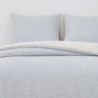 Hebra - Quilt Reversible Sherpa 2 Plazas Gris