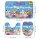 thumbnail image 3 of Peppa Pig-theme 4-Piece Shower Curtain Set with Rugs, Waterproof Bathroom Decor Set Includes Bath Mat, U-Shaped Rug, Toilet Lid Cover and Curtain with Hooks, 3 of 6