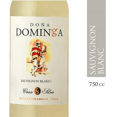 Vino Blanco Sauvignon Blanc Botella 750 Cc Doña Dominga