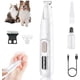 thumbnail image 1 of Cortadora de pelo para mascotas, Cortadora de patas para perros con luz led, Cortadora de patas eléctrica con cuchilla - Impermeable, recargable, afeitadora de pelo para mascotas de bajo rui, 1 of 3