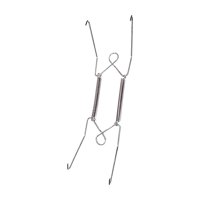 Magideal - Colgador De Platos Para Pared, Colgadores De Acero Inoxidable, Soportes De Exhibición De Platos Colgantes, Soporte De Gancho De Resorte Para China , 8 Pulgadas