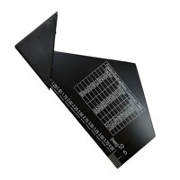 Magideal - Regla De Guitarra, Traste De Guitarra, Balancín, Regalo Para Guitarrista, Fácil De Usar, Guía De Nivelación De Trastes, Medidor De Acción De Cuerdas