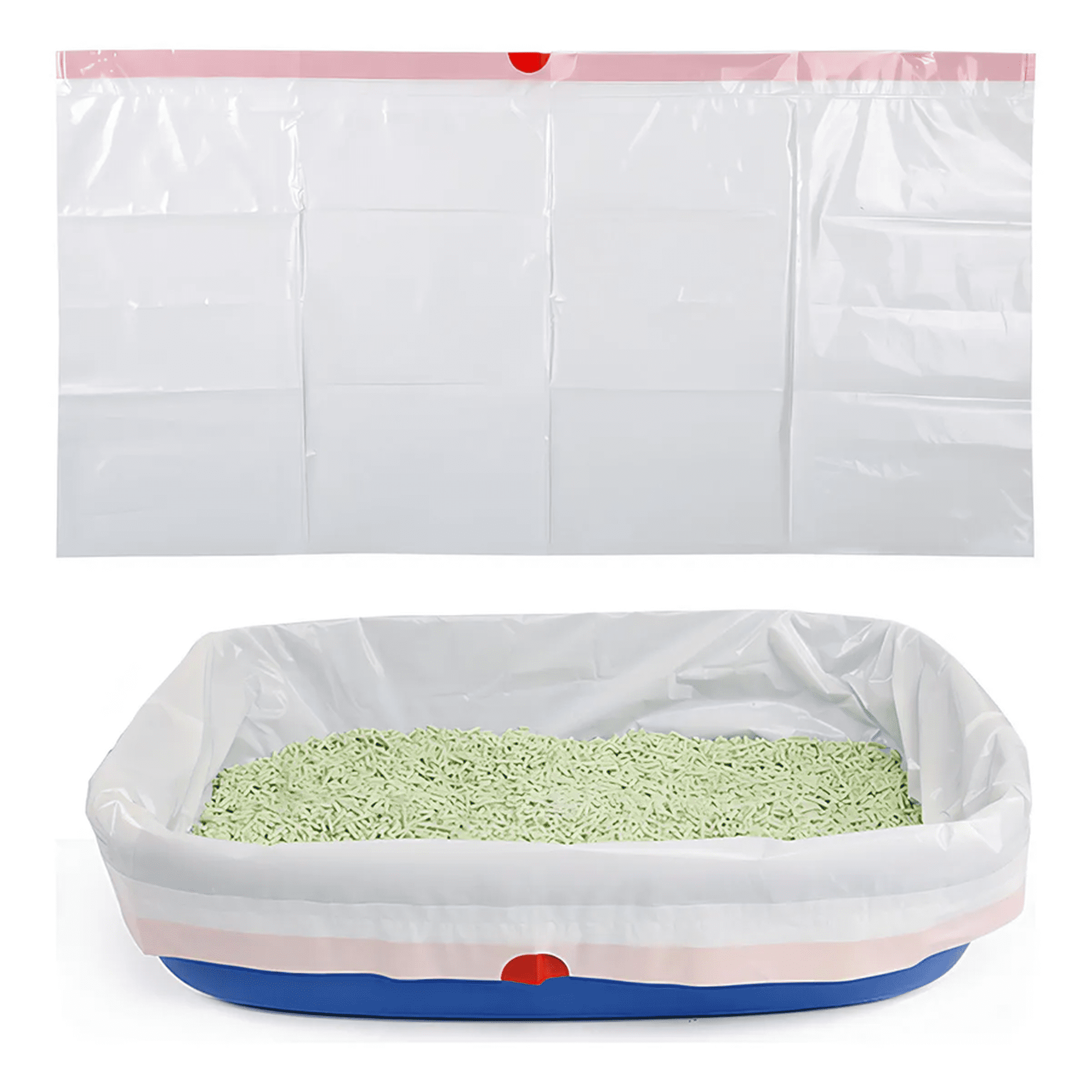 Genérico - Bolsa Para Arenero Gatos Bolsas Desechables Desechos Mascotas Bolsa Roro 31x17