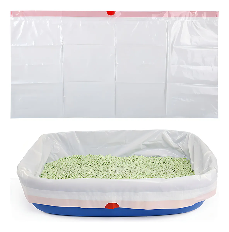 Genérico - Bolsa Para Arenero Gatos Bolsas Desechables Desechos Mascotas Bolsa Roro 31X17