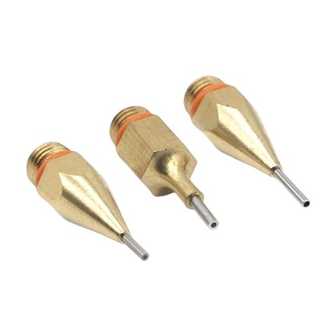 Ioensy - 3 Boquillas De Herramienta De Pegamento De Fusión En Caliente, Aguja De Apertura Pequeña, Uso De Herramienta De Pegamento De Fusión