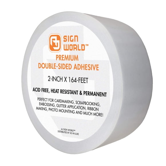 Cinta de Doble Cara AJ Sign World 5 cm × 50 m