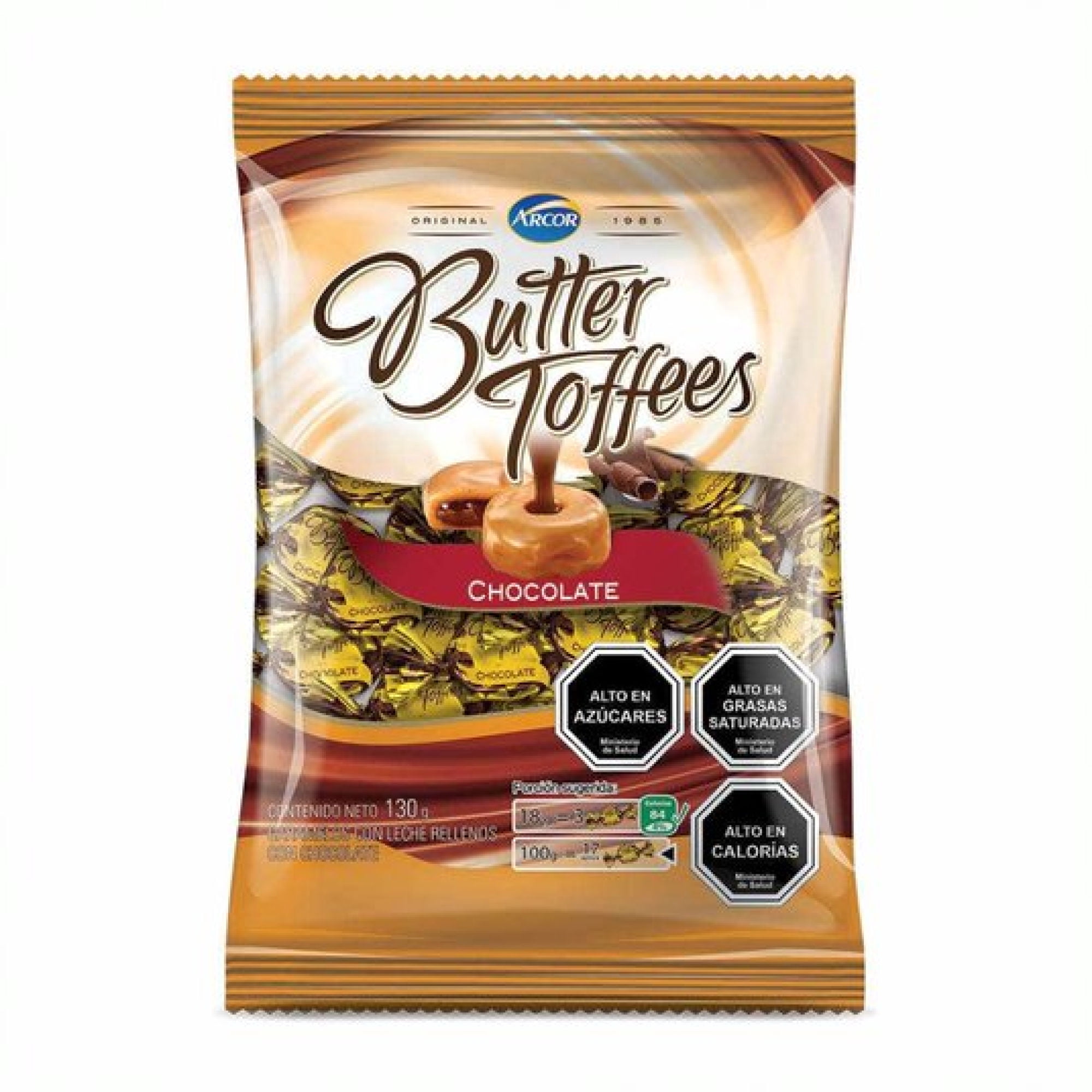 Caluga Butter Toffee Chocolate 130 g Arcor
