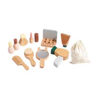 Magideal - Juego De Juguetes De Maquillaje De Madera Para Niños, Juguetes De Salón De Belleza, Juegos De Simulación, Juegos De Simulación Para Niños De 3, 4 Y 5