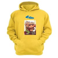 Genérico - Polerón Canguro Película Up Amarillo Talla M Unisex